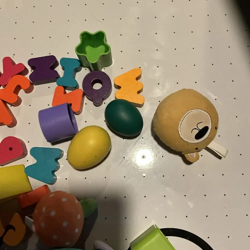 Baby Toddler Shapes Sorter Lot Of 51 Various Replacements Shapes Letters Cubes